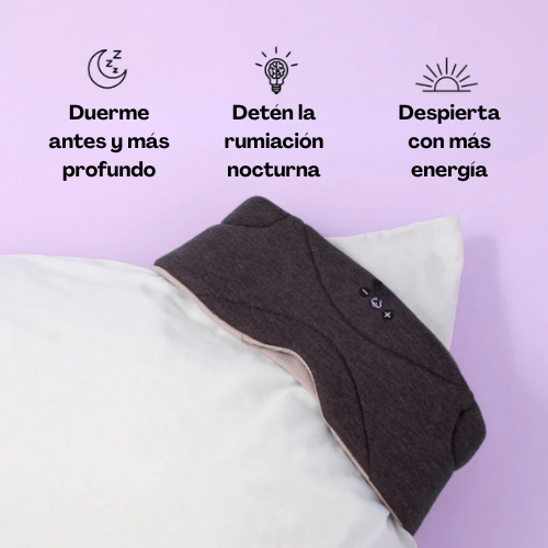 Antifaz para dormir con auriculares y bluetooth